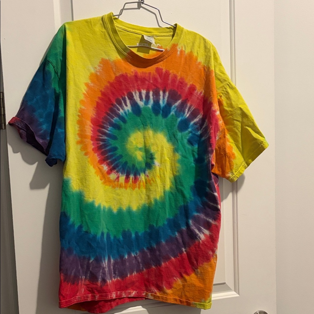 Colorful Tie-Dye Short Sleeve Tee